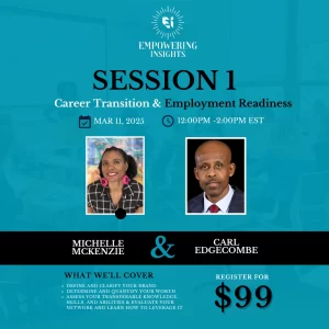 Session 1: Career Transition and Employment Readiness